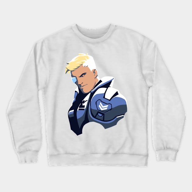 Soldier 76 Strike Commander Crewneck Sweatshirt by Genessis